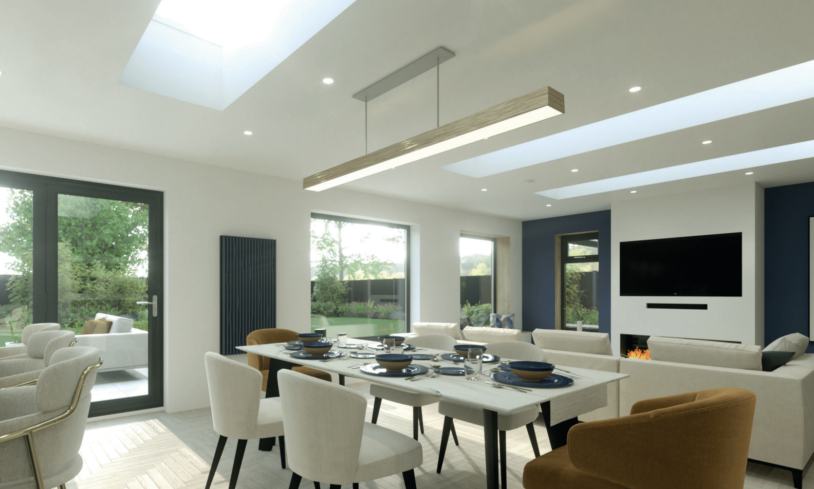 Aluminium roof lights